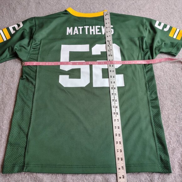 Clay Mathews Green Bay Packers NFL Sports Jersey Size XL Boys Team Apparel - Picture 8 of 11
